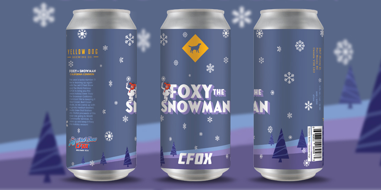 Yellow Dog Brewing (Foxy The Snowman) Giveaway